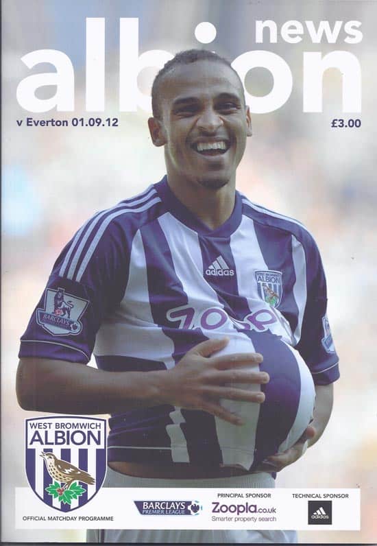 West Bromwich Albion FC  v Everton FC